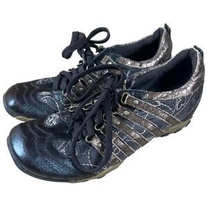 Vintage Bullboxer Pleather Two Tone Leather Sneakers Size 7